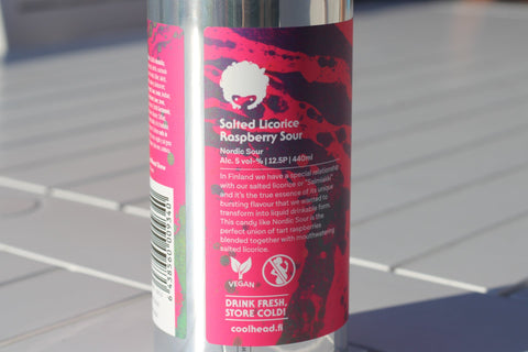 CoolHead Salted Licorice Raspberry Sour - Øl til døren