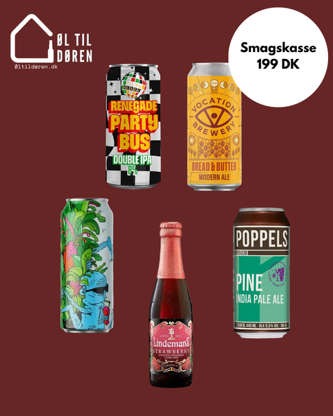 Craft Beer Eventyr – 5 øl fra 5 bryggerier - Øl til døren
