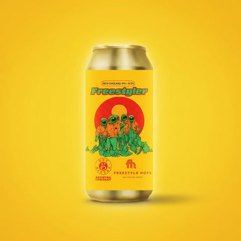 Dry And Bitter Freestyler - New England IPA (NEIPA) - Øl til døren